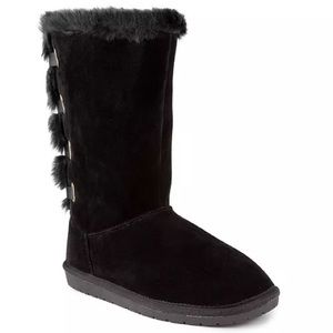 Sugar Panthea Winter Boots, Black Microsuede